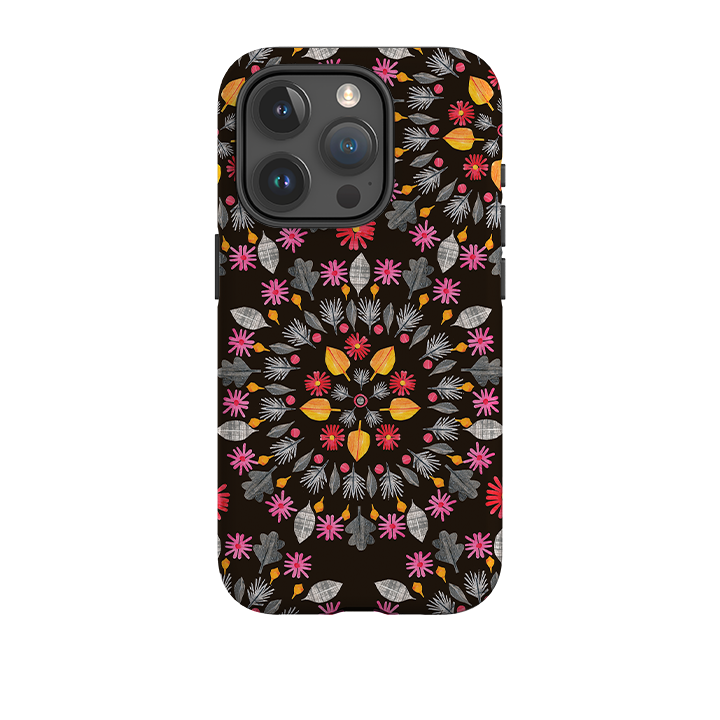 iPhone Tough Case - Autumn Mandala By Tracey English