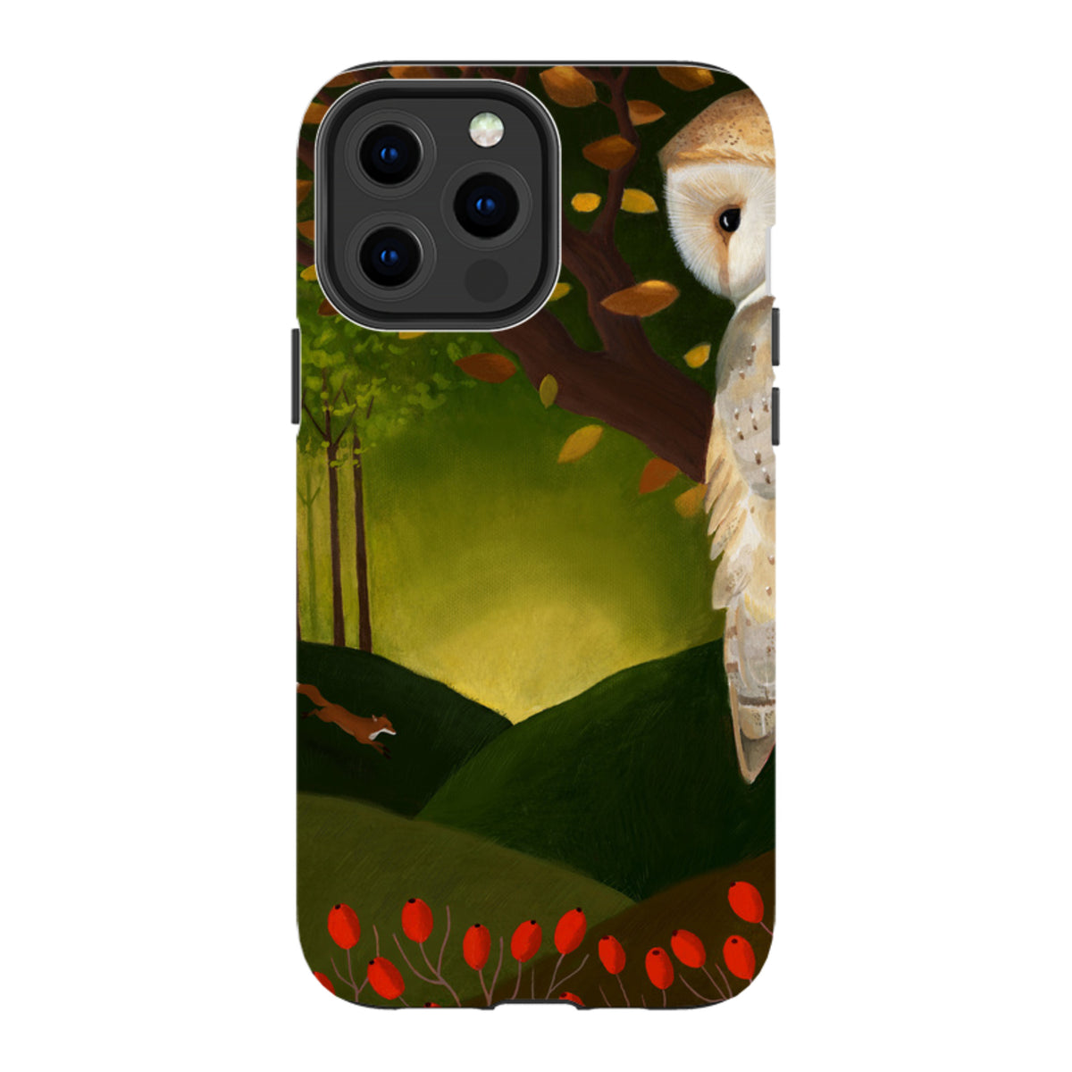 iPhone Tough Case - Autumn Owl And Fox By Bex Parkin