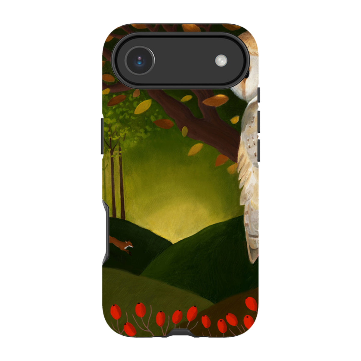 iPhone Tough Case - Autumn Owl And Fox By Bex Parkin