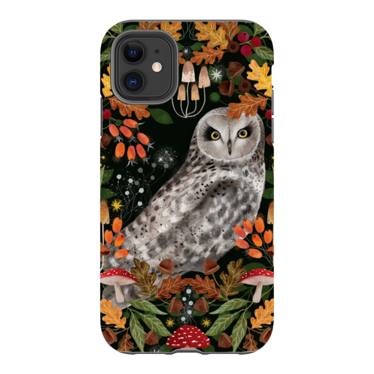iPhone Tough Case - Autumn Owl By Bex Parkin