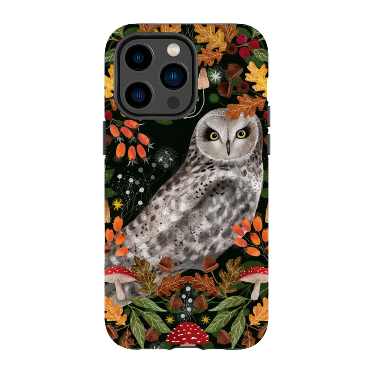 iPhone Tough Case - Autumn Owl By Bex Parkin