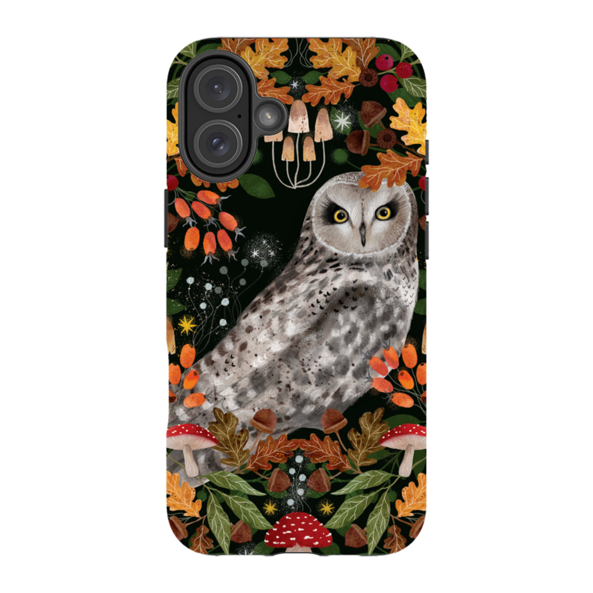 iPhone Tough Case - Autumn Owl By Bex Parkin