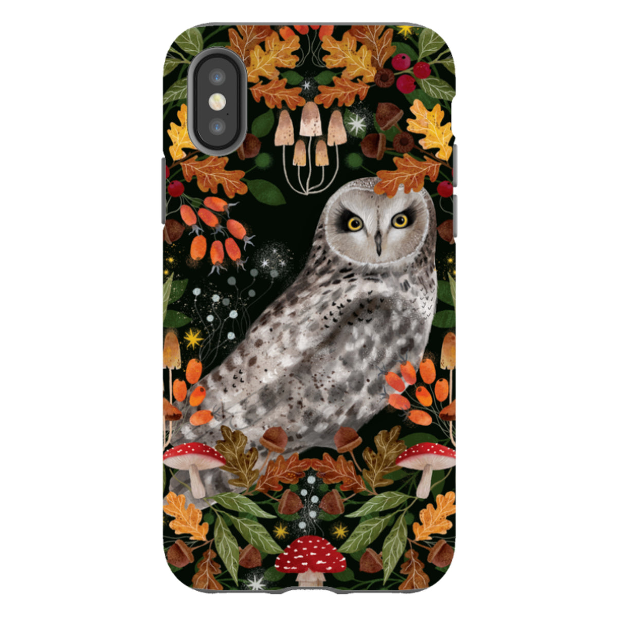 iPhone Tough Case - Autumn Owl By Bex Parkin