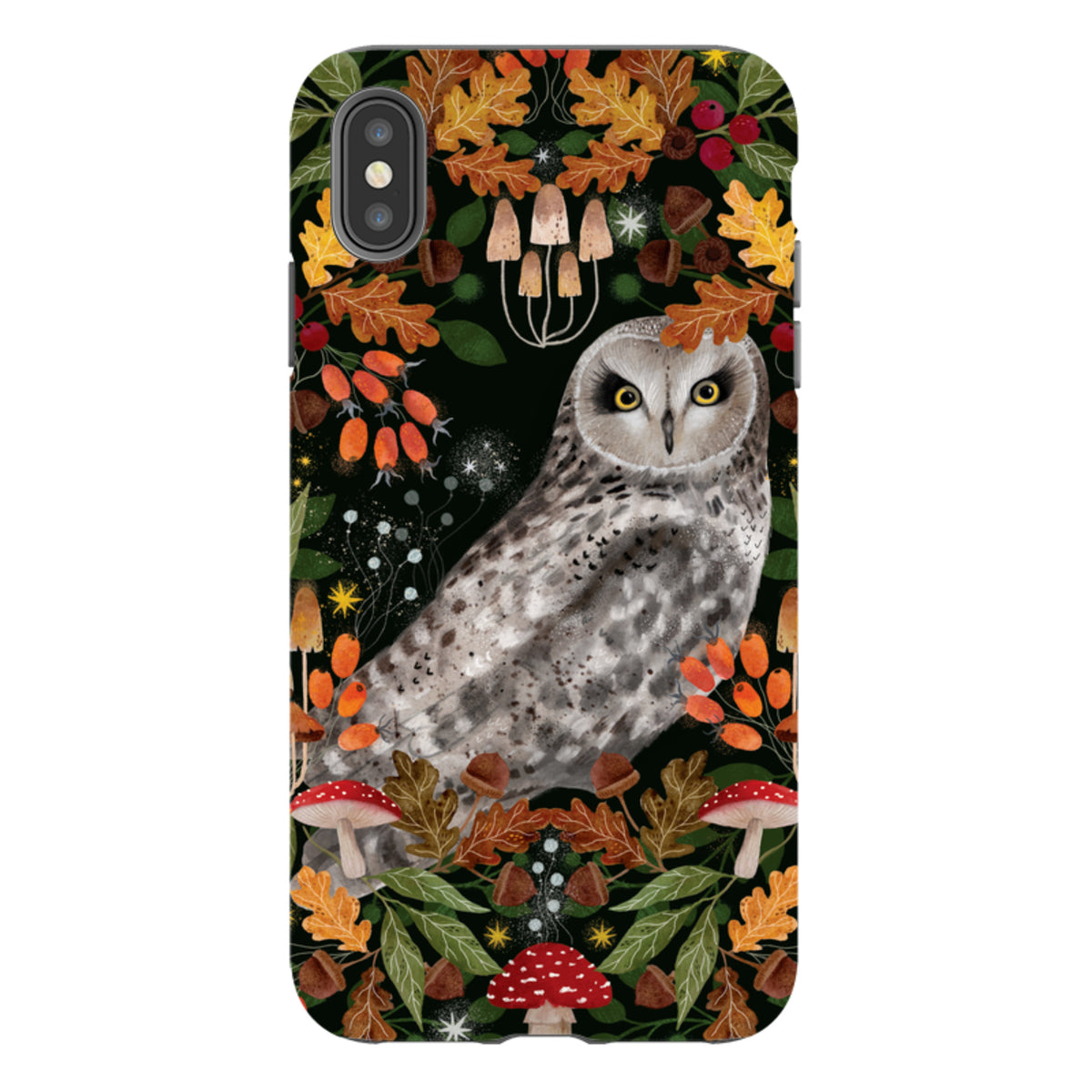 iPhone Tough Case - Autumn Owl By Bex Parkin