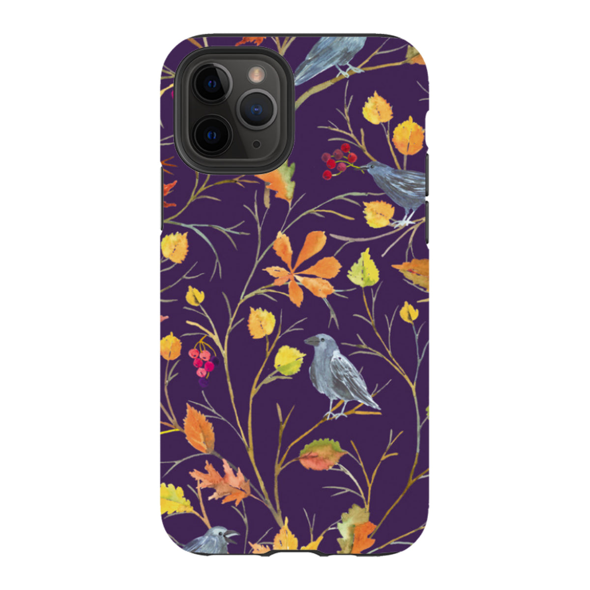 iPhone Tough Case - Autumn Pattern By Elisabeth Haager