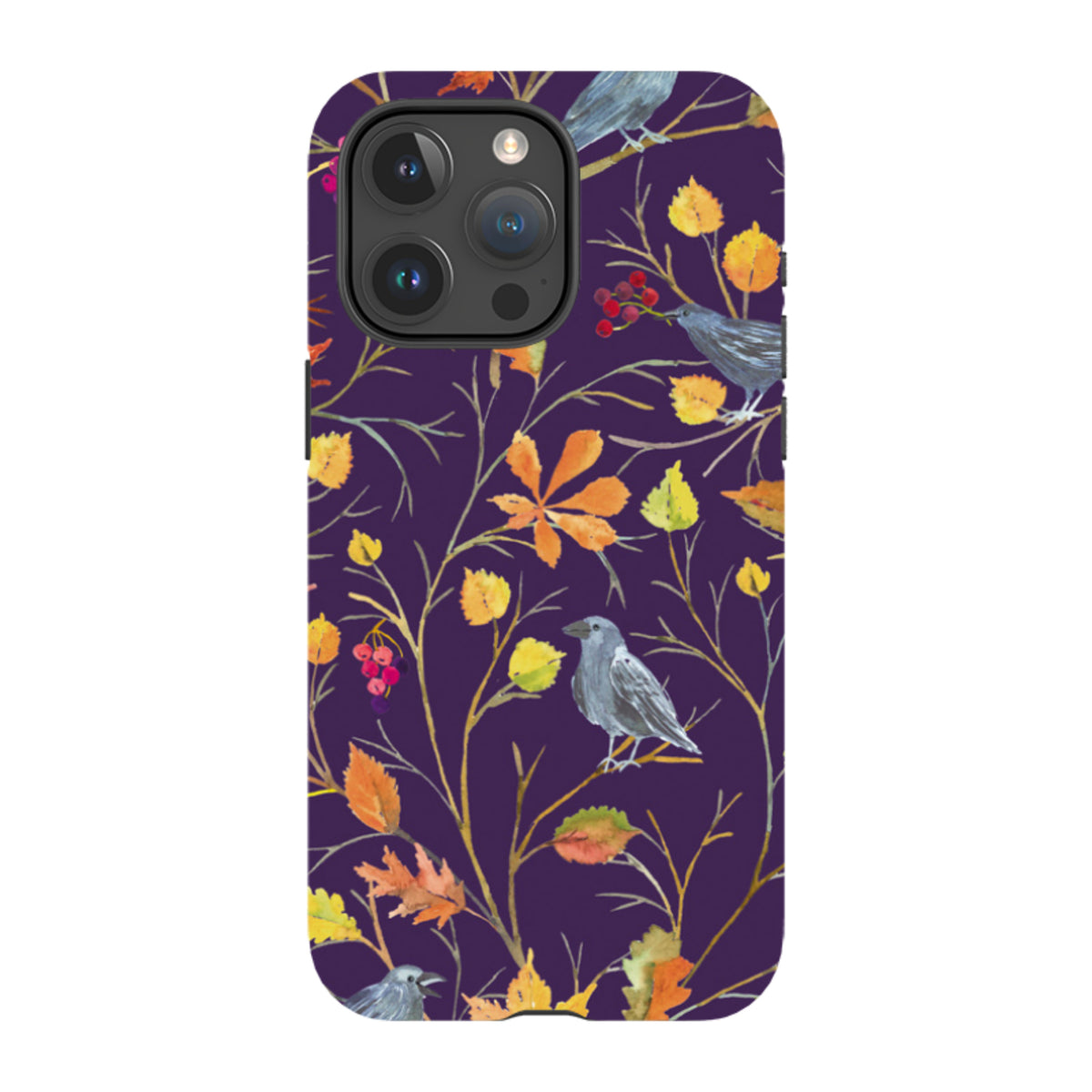 iPhone Tough Case - Autumn Pattern By Elisabeth Haager