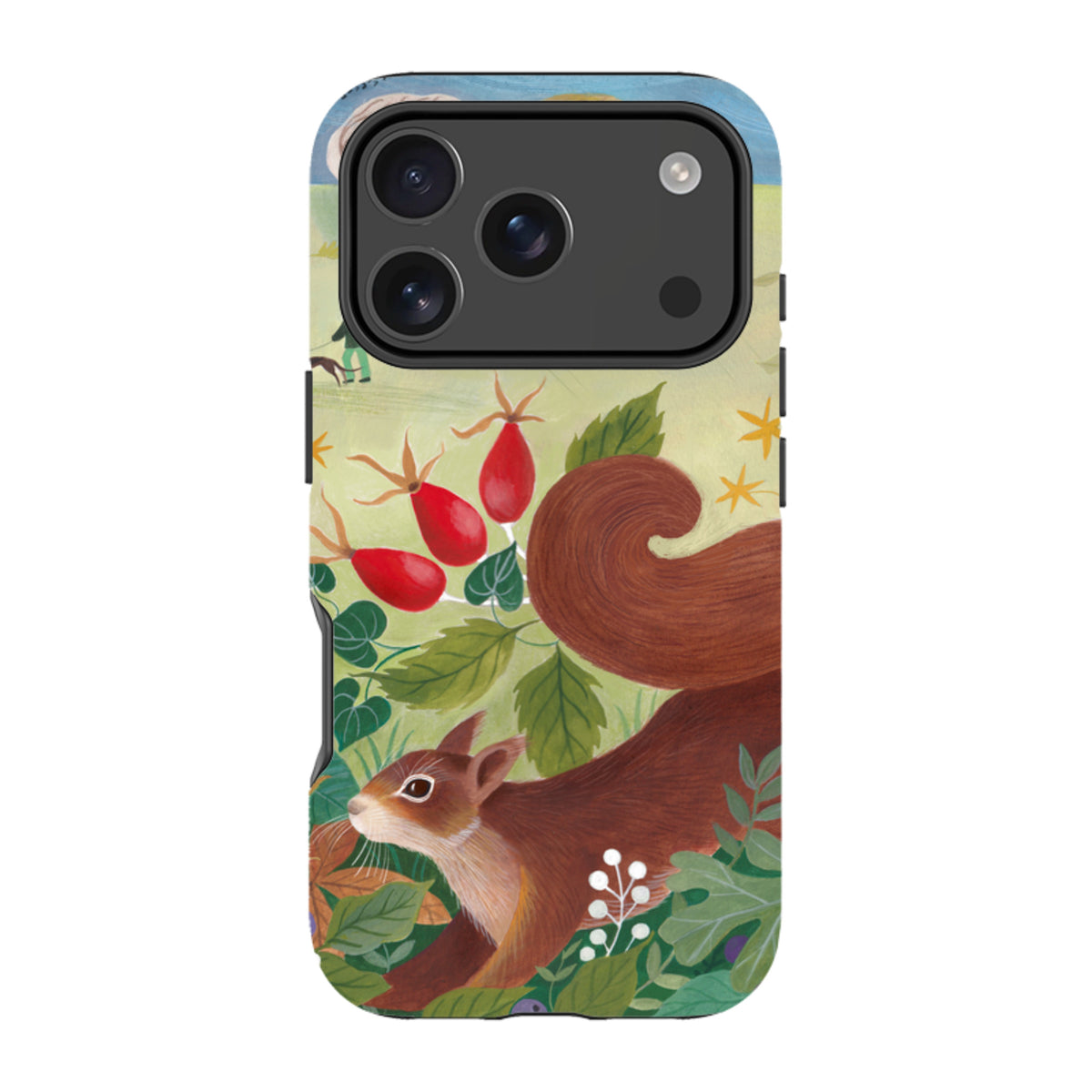 iPhone Tough Case - Autumn Squirrel By Bex Parkin
