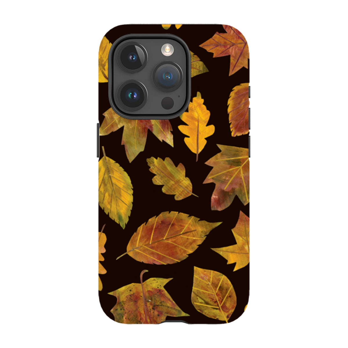 iPhone Tough Case – Herbstliche texturierte Blätter von Tracey English