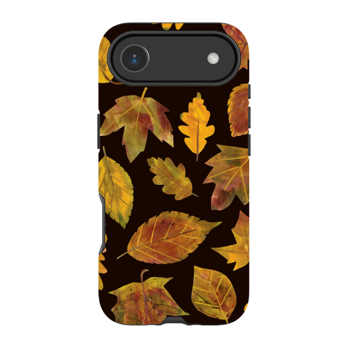 iPhone Tough Case – Herbstliche texturierte Blätter von Tracey English