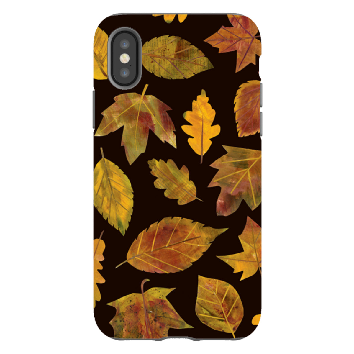 iPhone Tough Case – Herbstliche texturierte Blätter von Tracey English