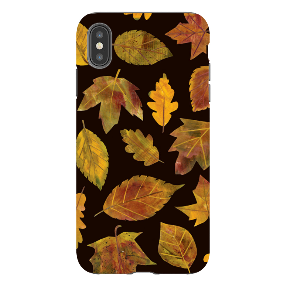 iPhone Tough Case – Herbstliche texturierte Blätter von Tracey English