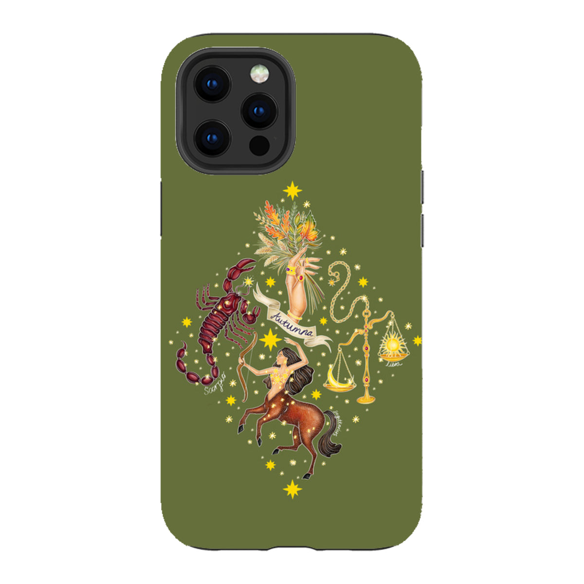 iPhone Schutzhülle – Herbststernzeichen von Catherine Rowe
