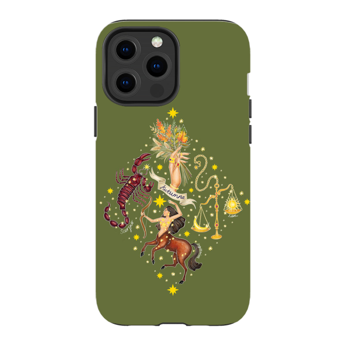 iPhone Schutzhülle – Herbststernzeichen von Catherine Rowe