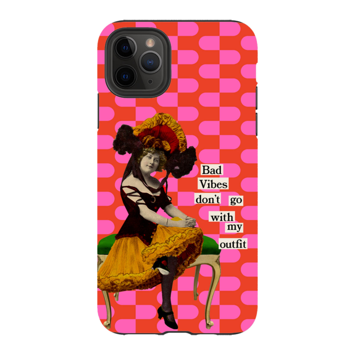 iPhone Tough Case - Bad Vibes By Clare Jordan