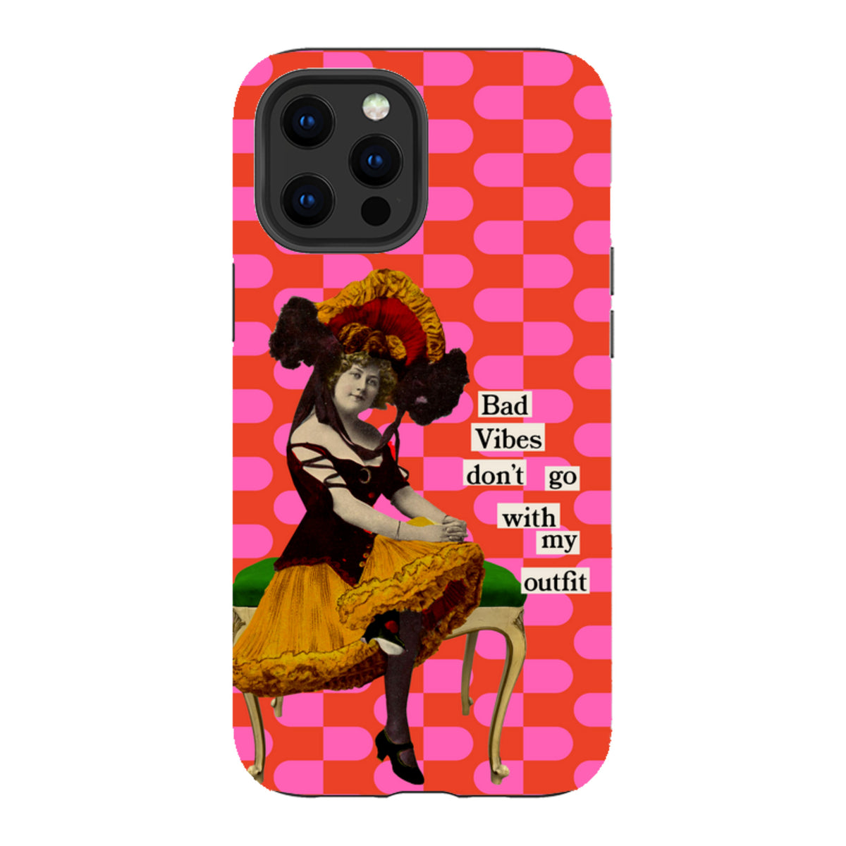 iPhone Tough Case - Bad Vibes By Clare Jordan