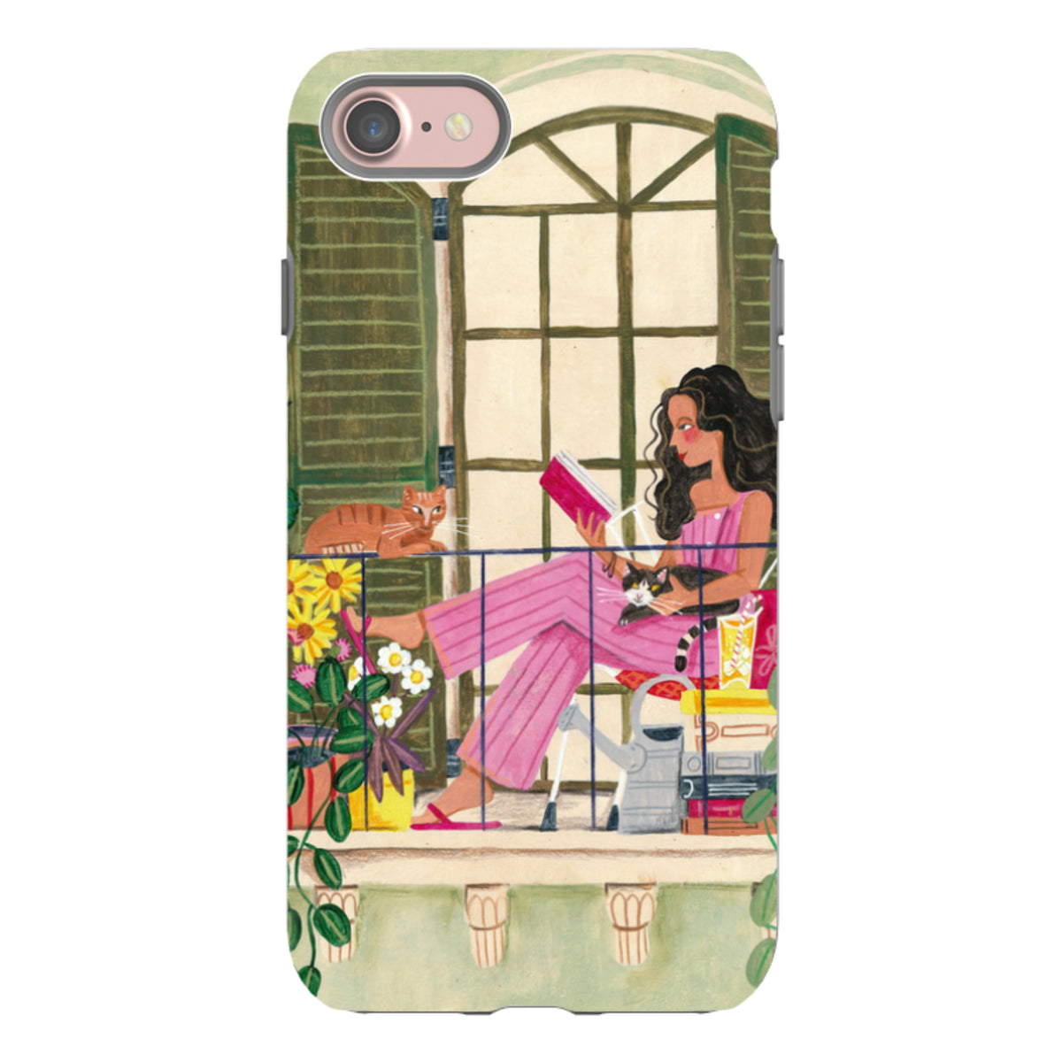 iPhone Tough Case - Balcony By Caroline Bonne Muller