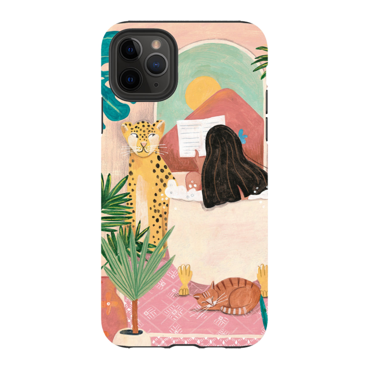 iPhone Tough Case - Bath Time By Caroline Bonne Muller