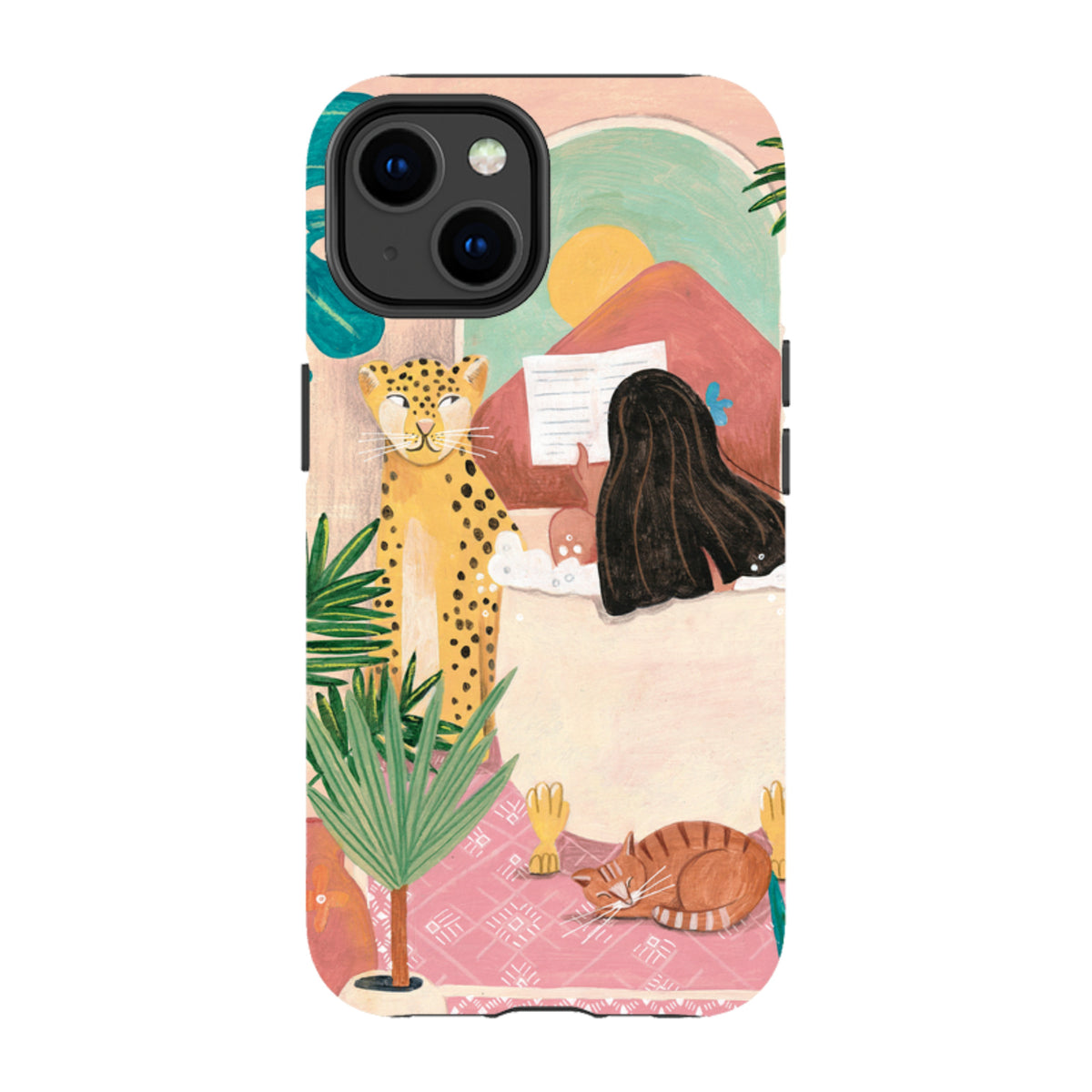 iPhone Tough Case - Bath Time By Caroline Bonne Muller