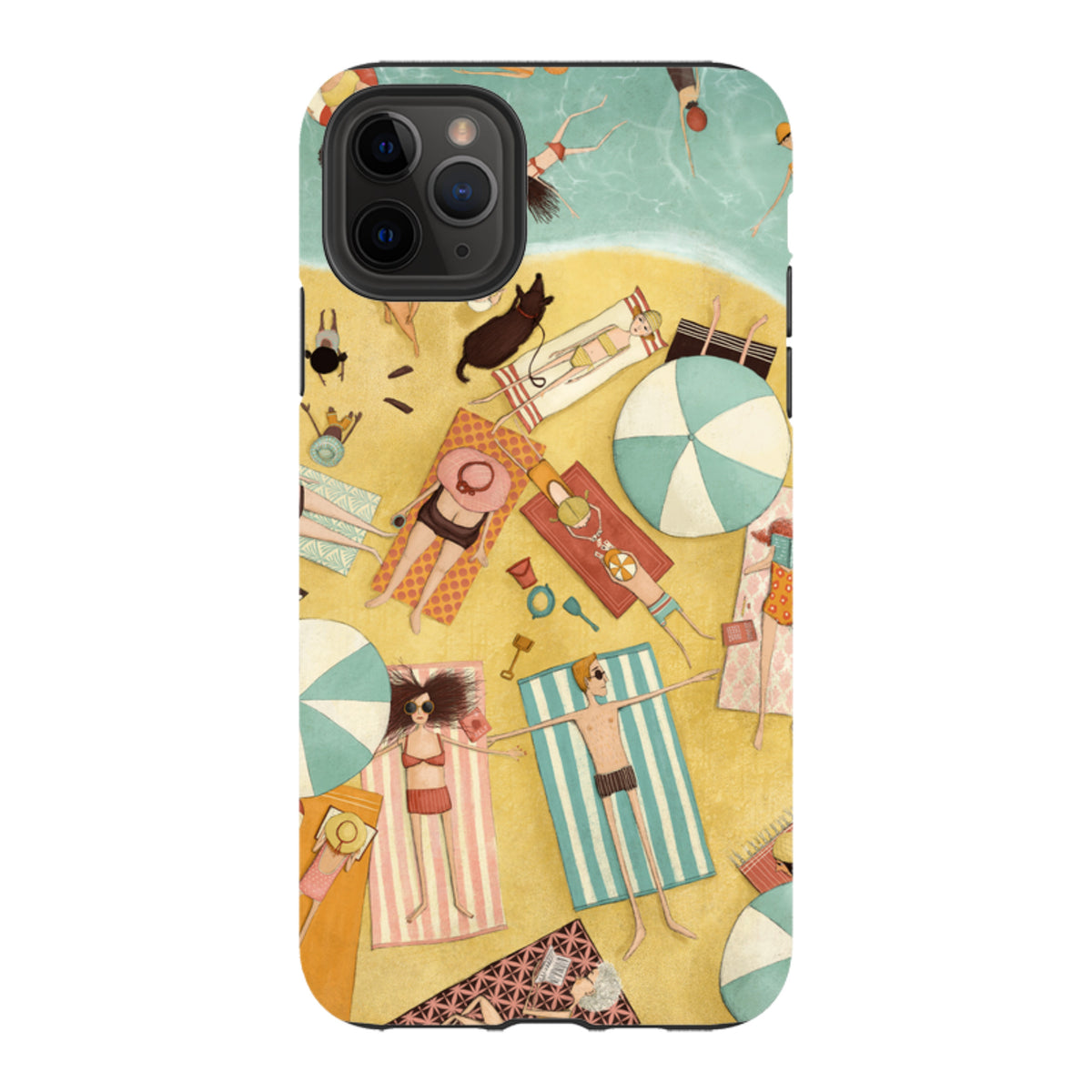 iPhone Tough Case - Beach Day By Maja Lindberg