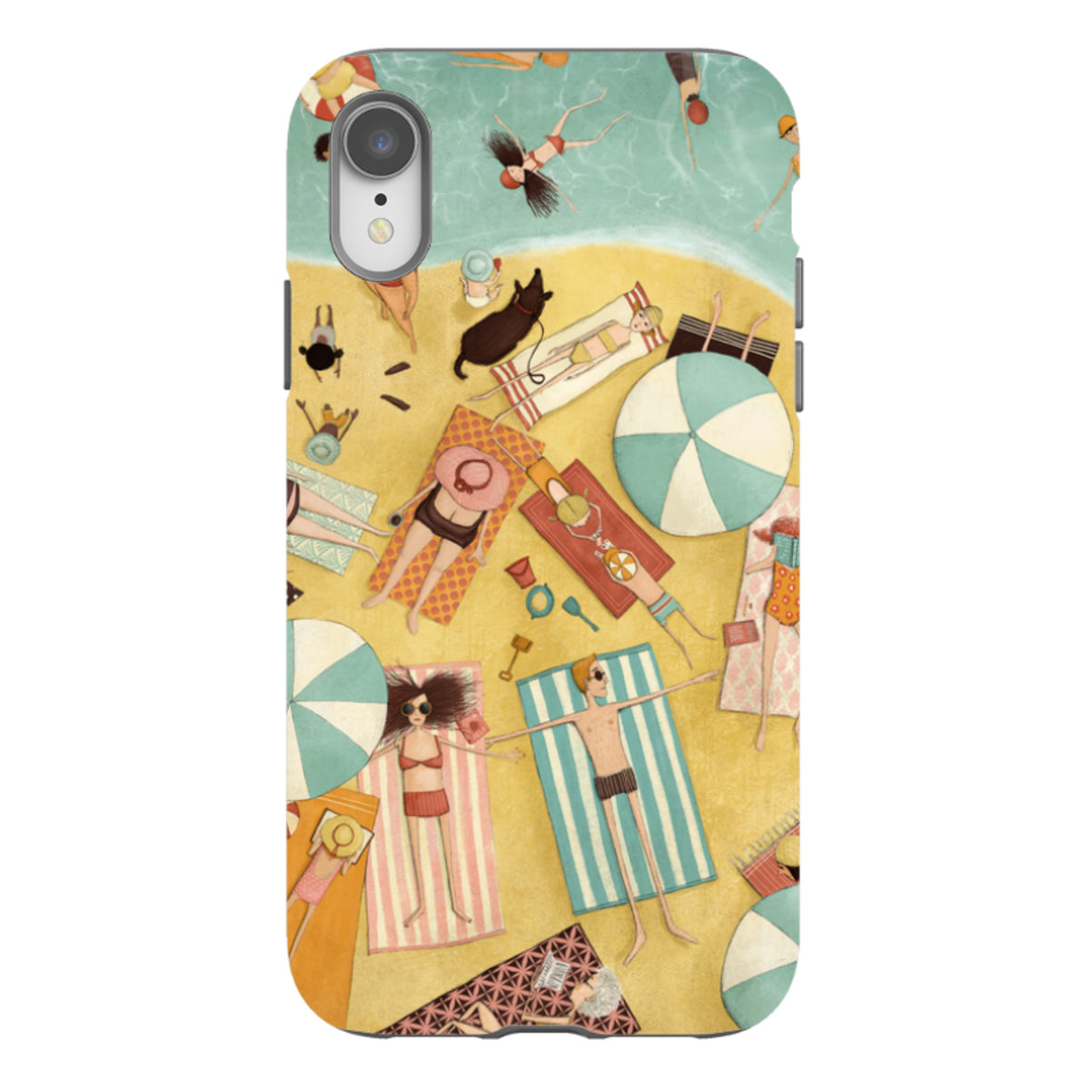 iPhone Tough Case - Beach Day By Maja Lindberg