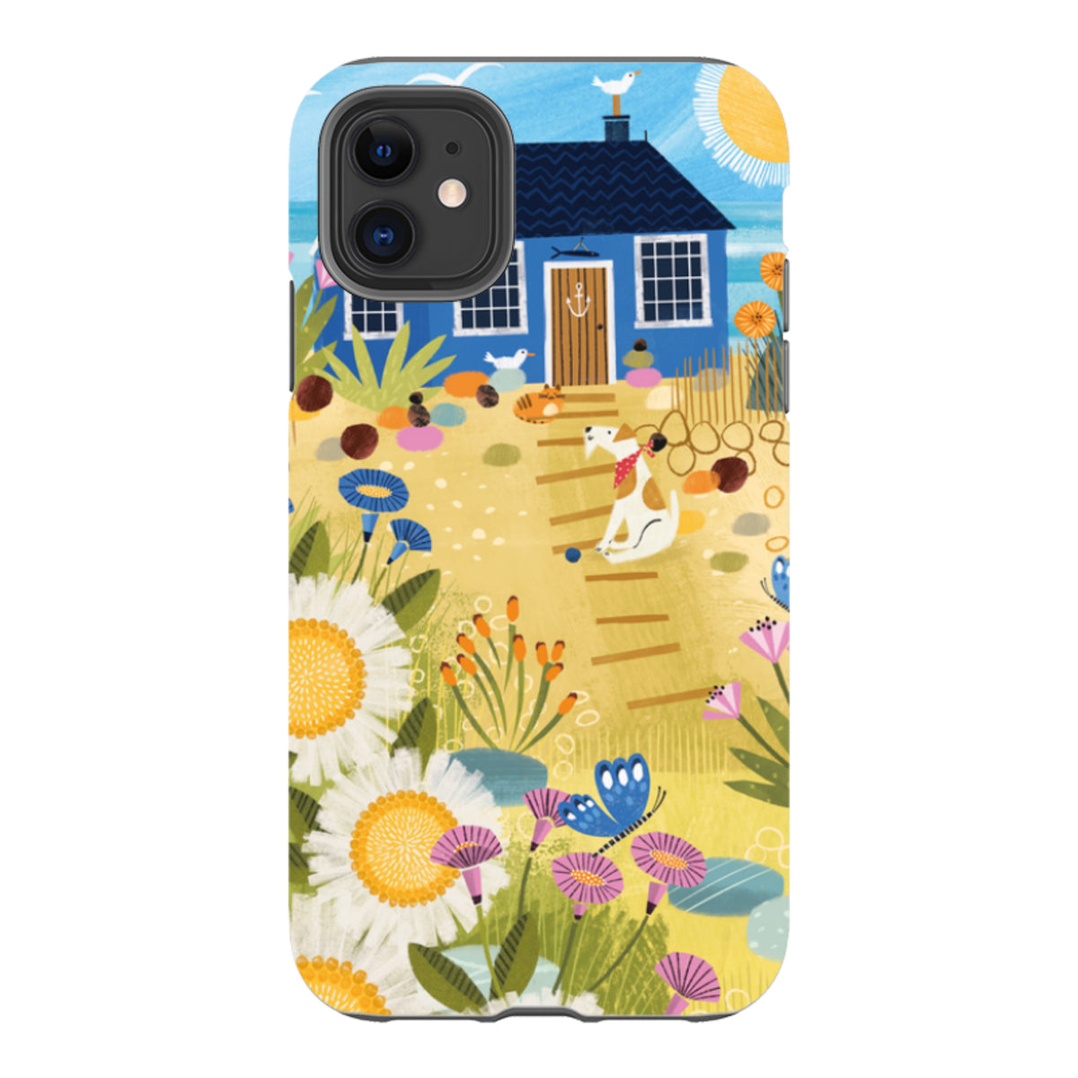 iPhone Tough Case - Beach House By Ali Brookes