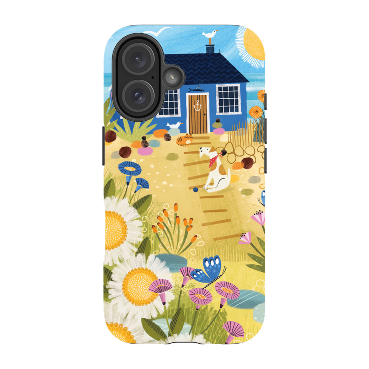 iPhone Tough Case - Beach House By Ali Brookes