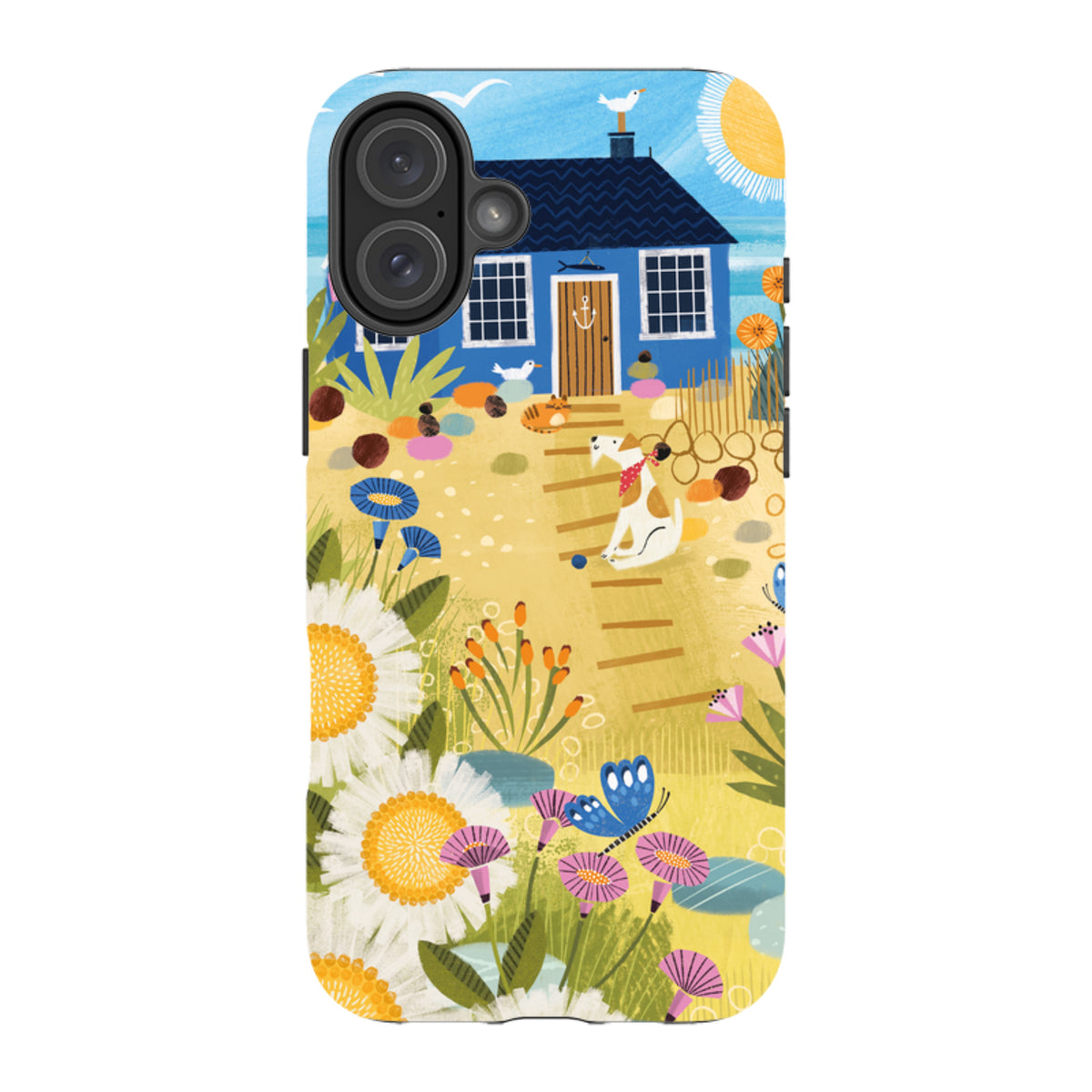 iPhone Tough Case - Beach House By Ali Brookes