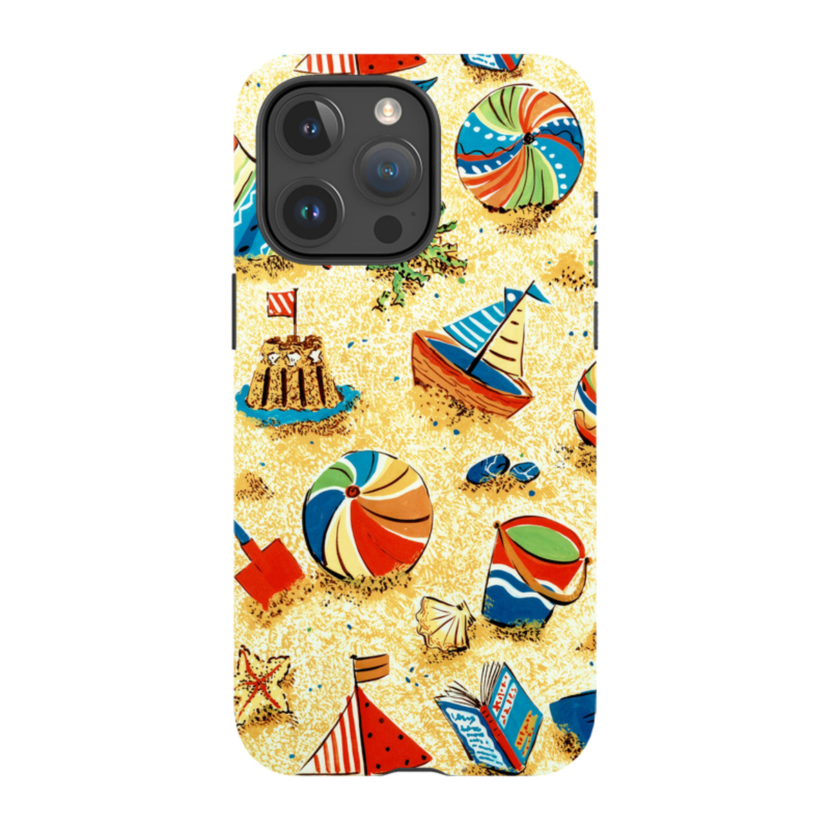 iPhone Tough Case - Beach Things By Sarah Campbell