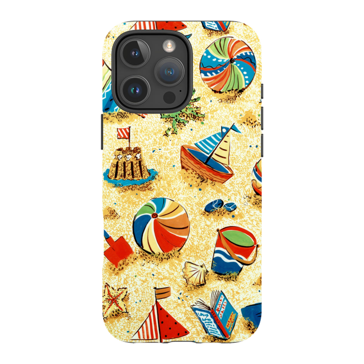 iPhone Tough Case - Beach Things By Sarah Campbell