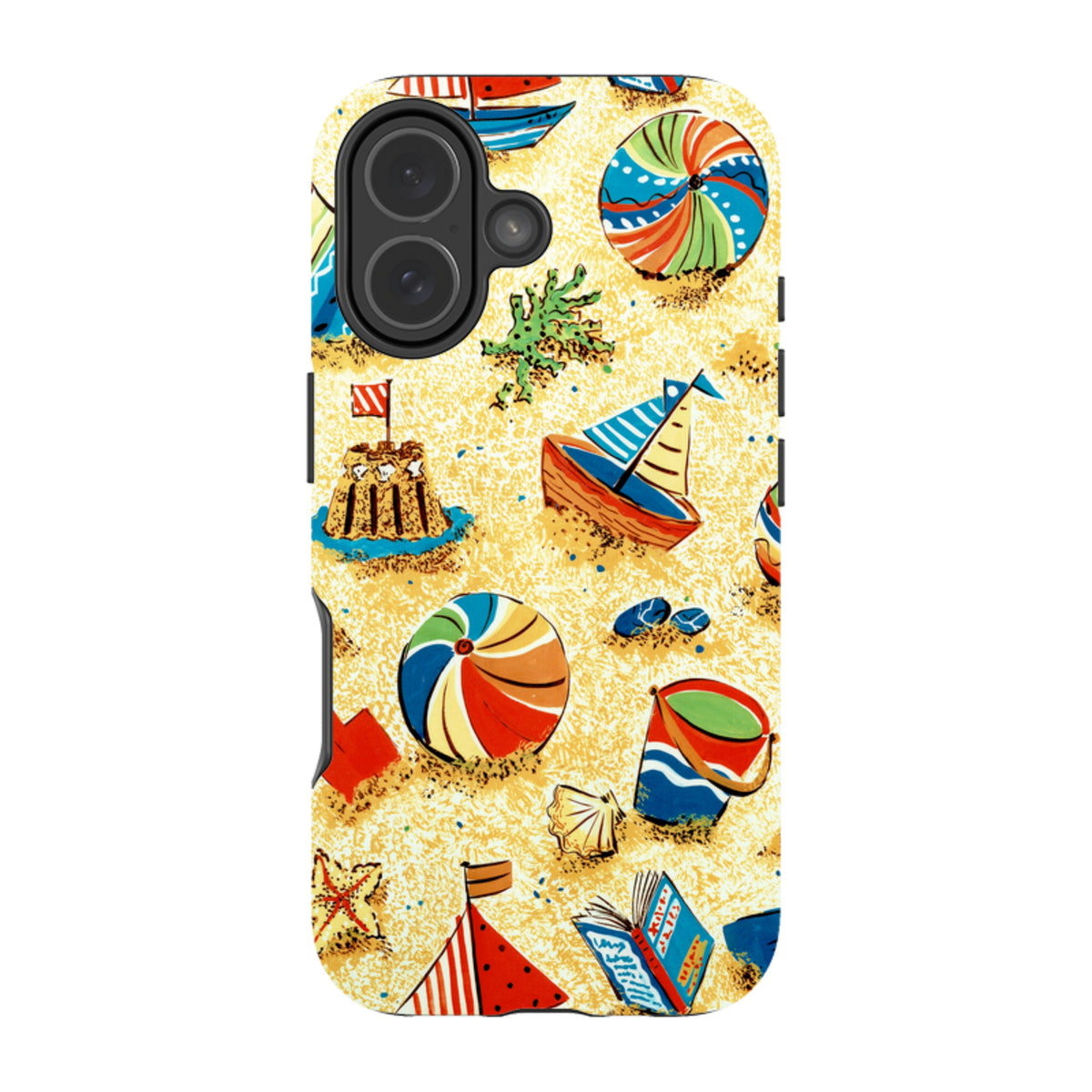 iPhone Tough Case - Beach Things By Sarah Campbell