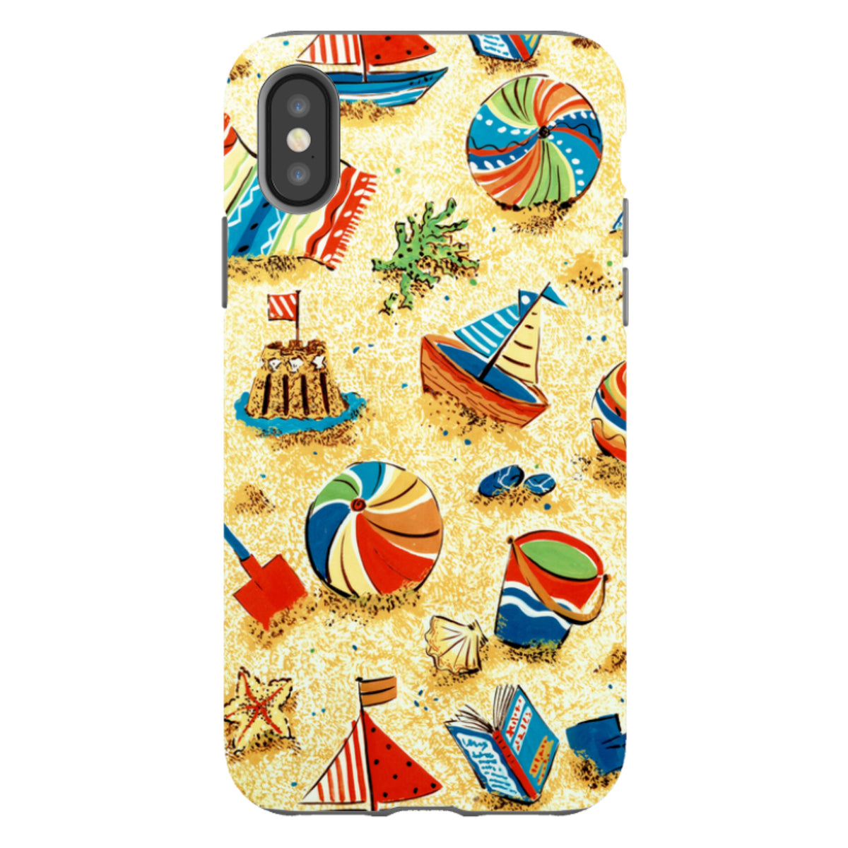 iPhone Tough Case - Beach Things By Sarah Campbell
