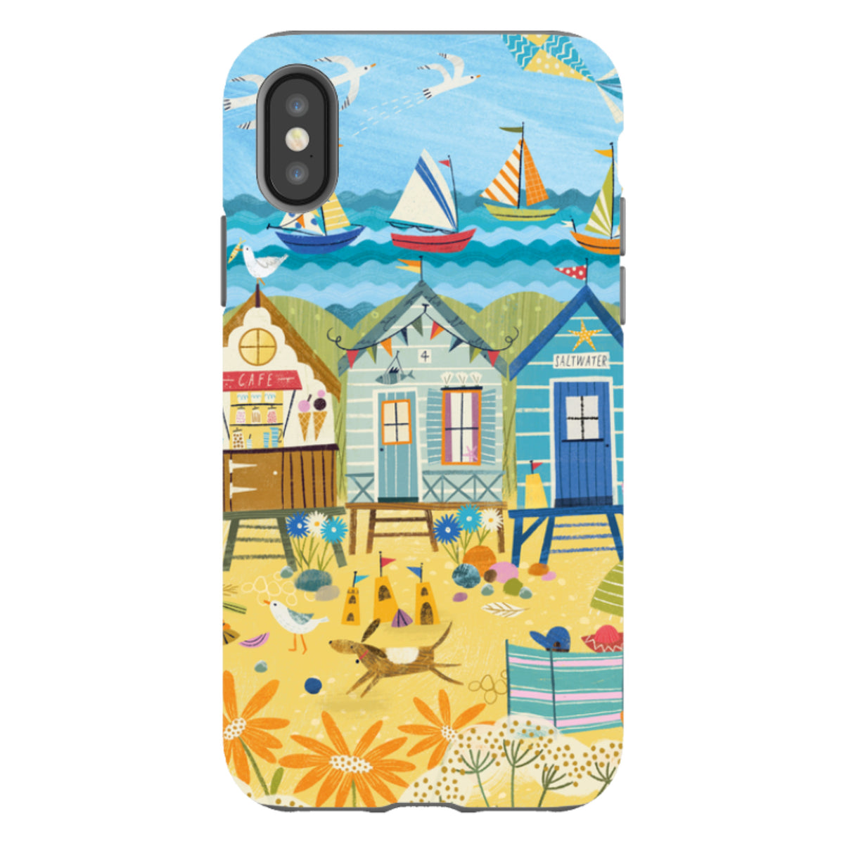 iPhone Tough Case - Beachy Days 1 By Ali Brookes