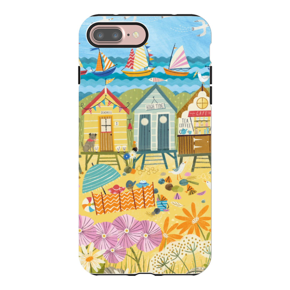 iPhone Tough Case - Beachy Days 3 By Ali Brookes