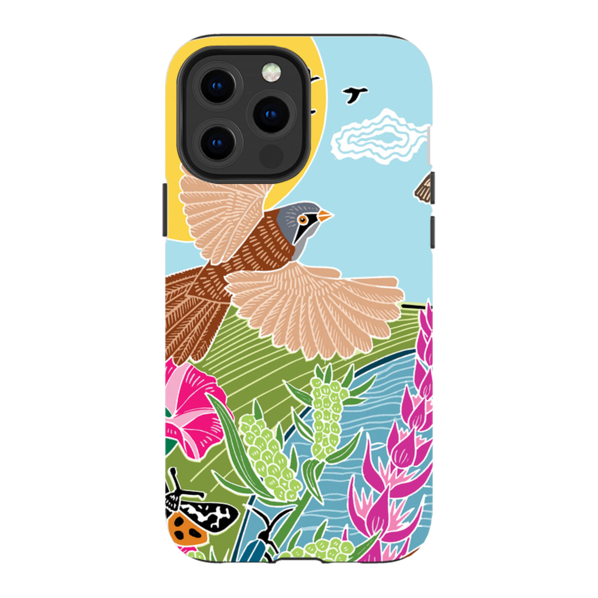 iPhone Tough Case - Bearded Tits By Kate Heiss