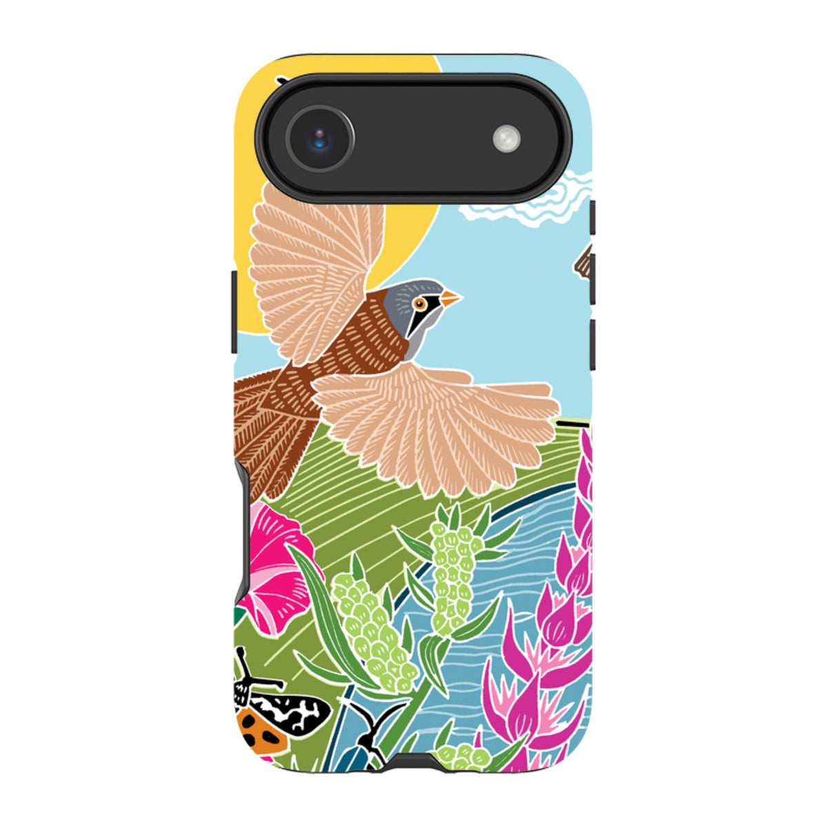 iPhone Tough Case - Bearded Tits By Kate Heiss