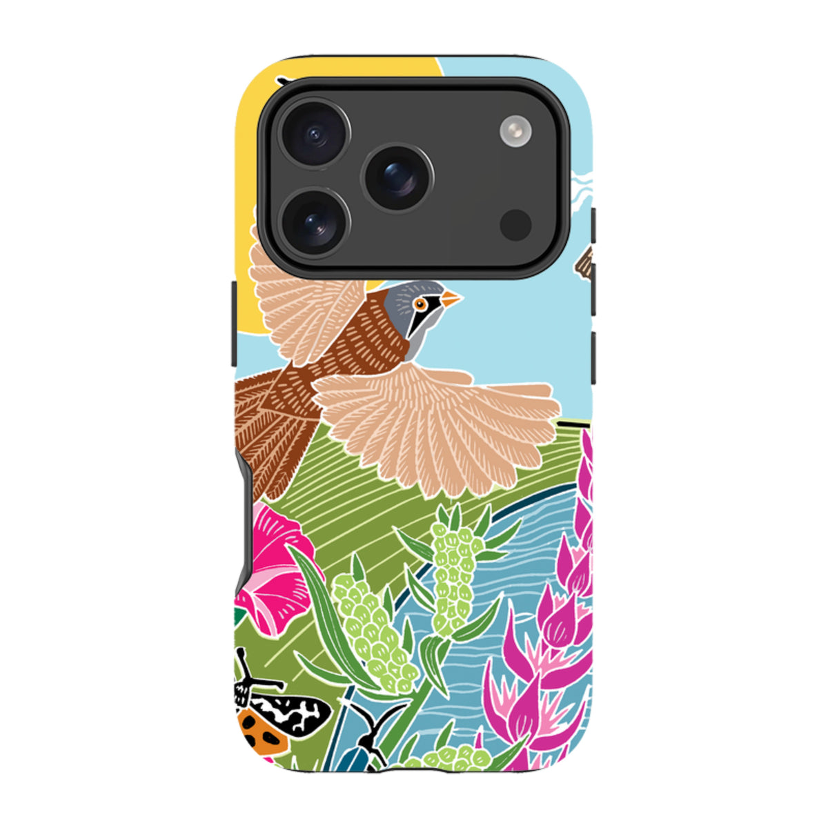 iPhone Tough Case - Bearded Tits By Kate Heiss