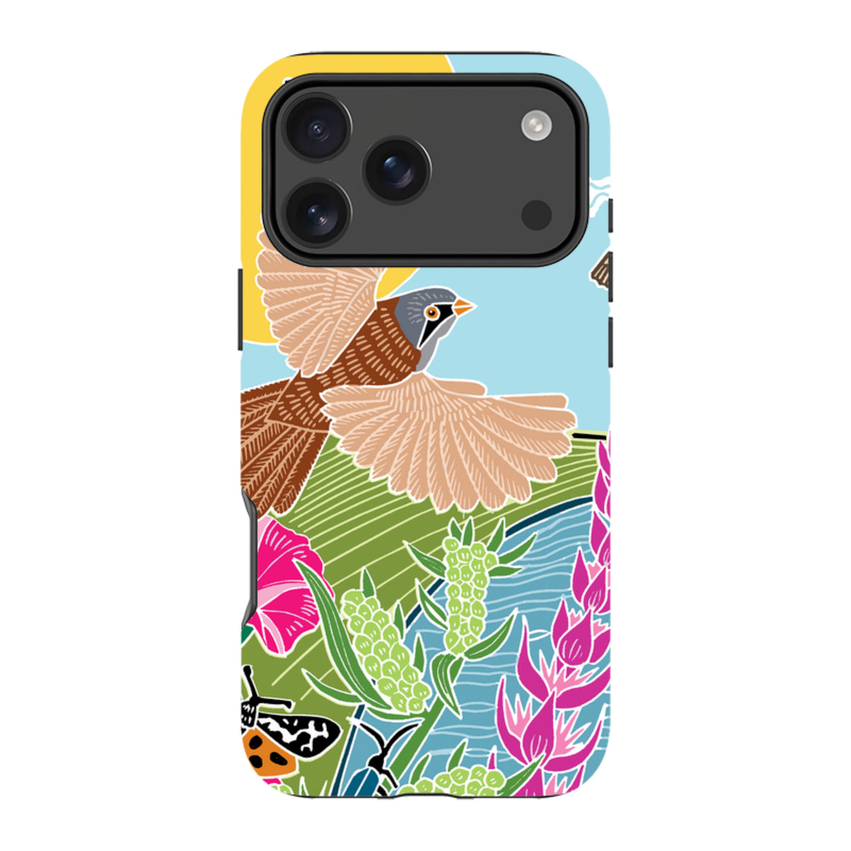 iPhone Tough Case - Bearded Tits By Kate Heiss