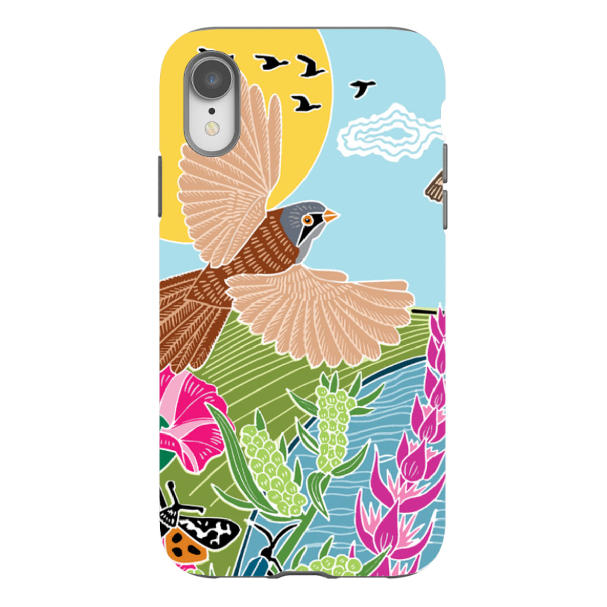 iPhone Tough Case - Bearded Tits By Kate Heiss