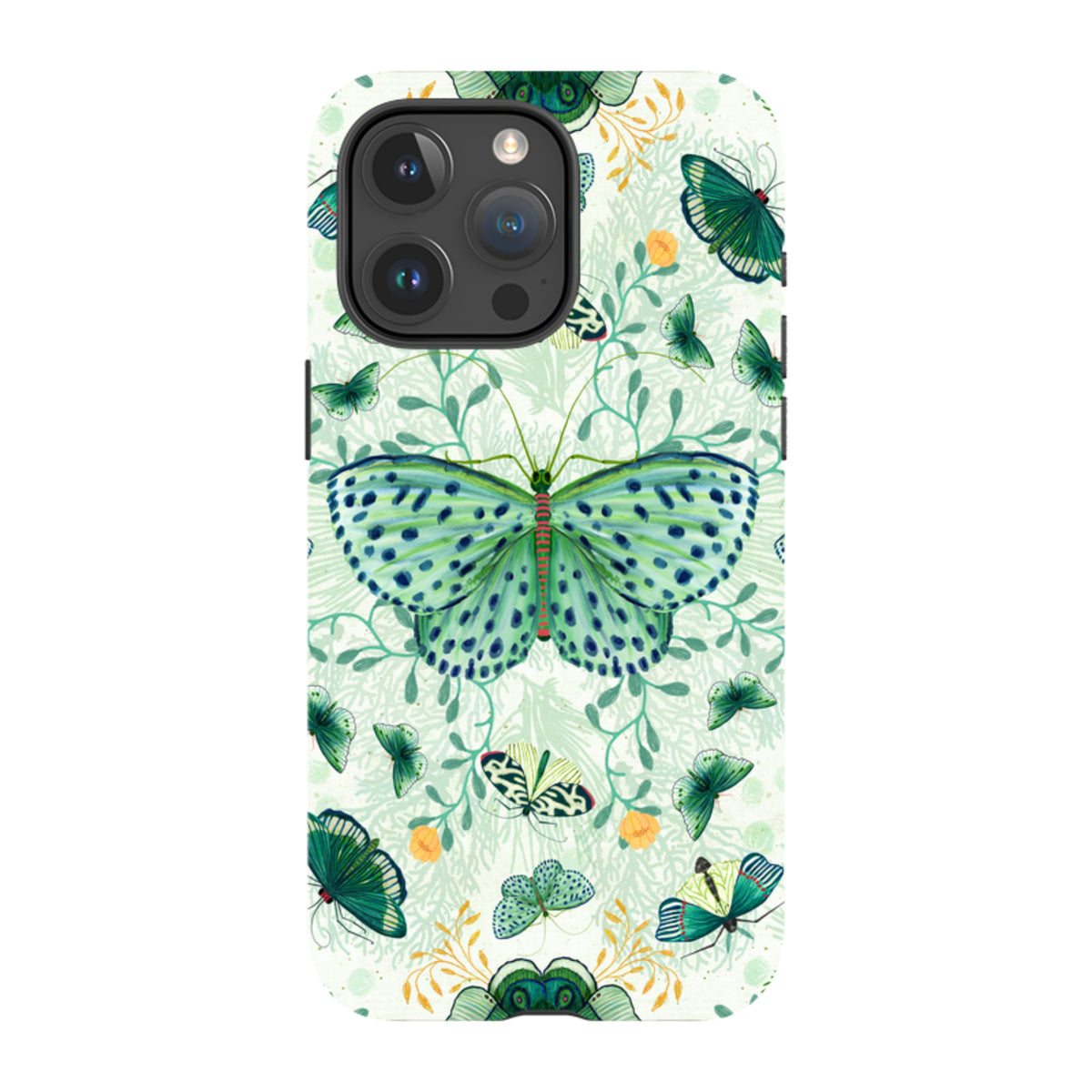 iPhone Tough Case - Big Moth 1 By Katherine Quinn
