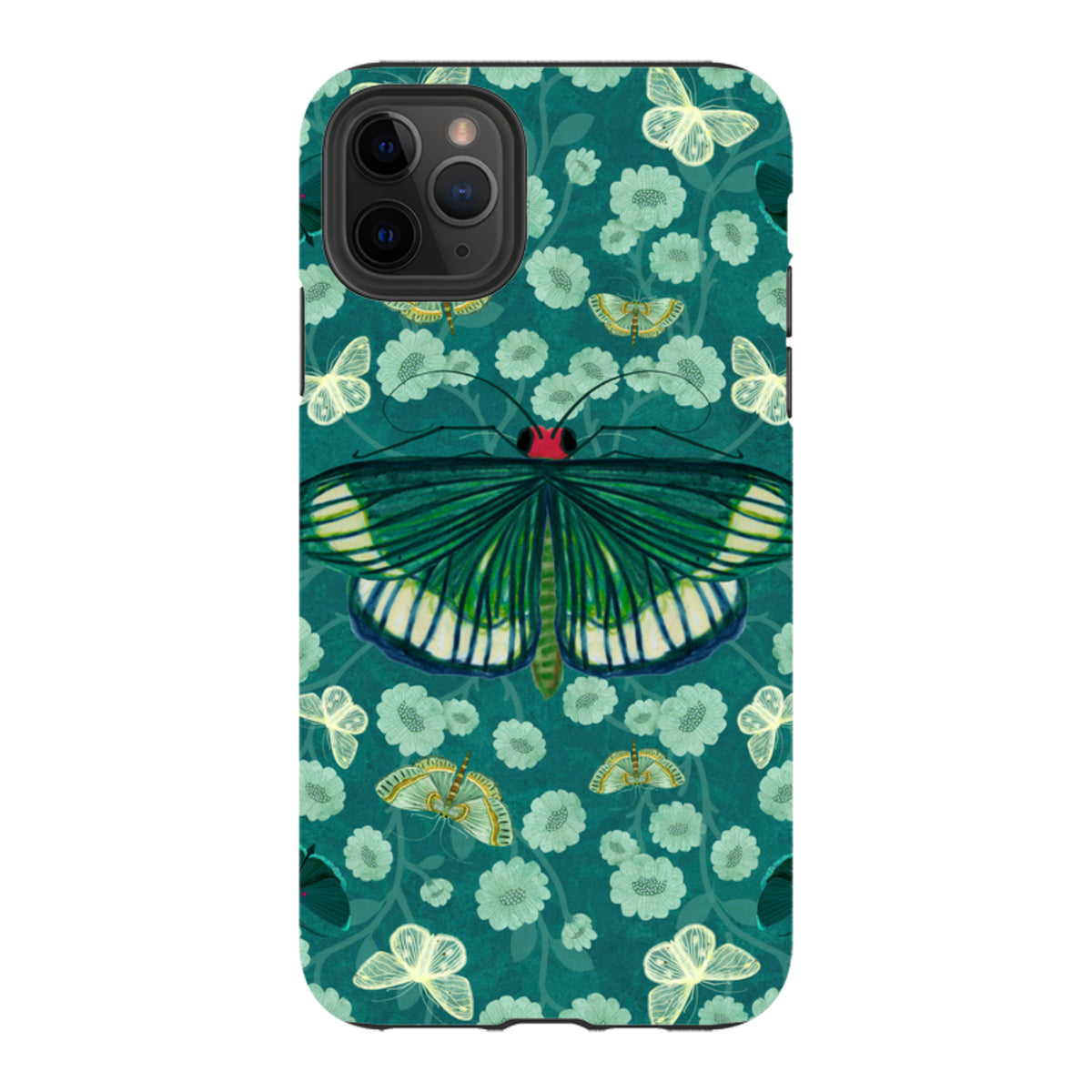 iPhone Tough Case - Big Moth 2 By Katherine Quinn