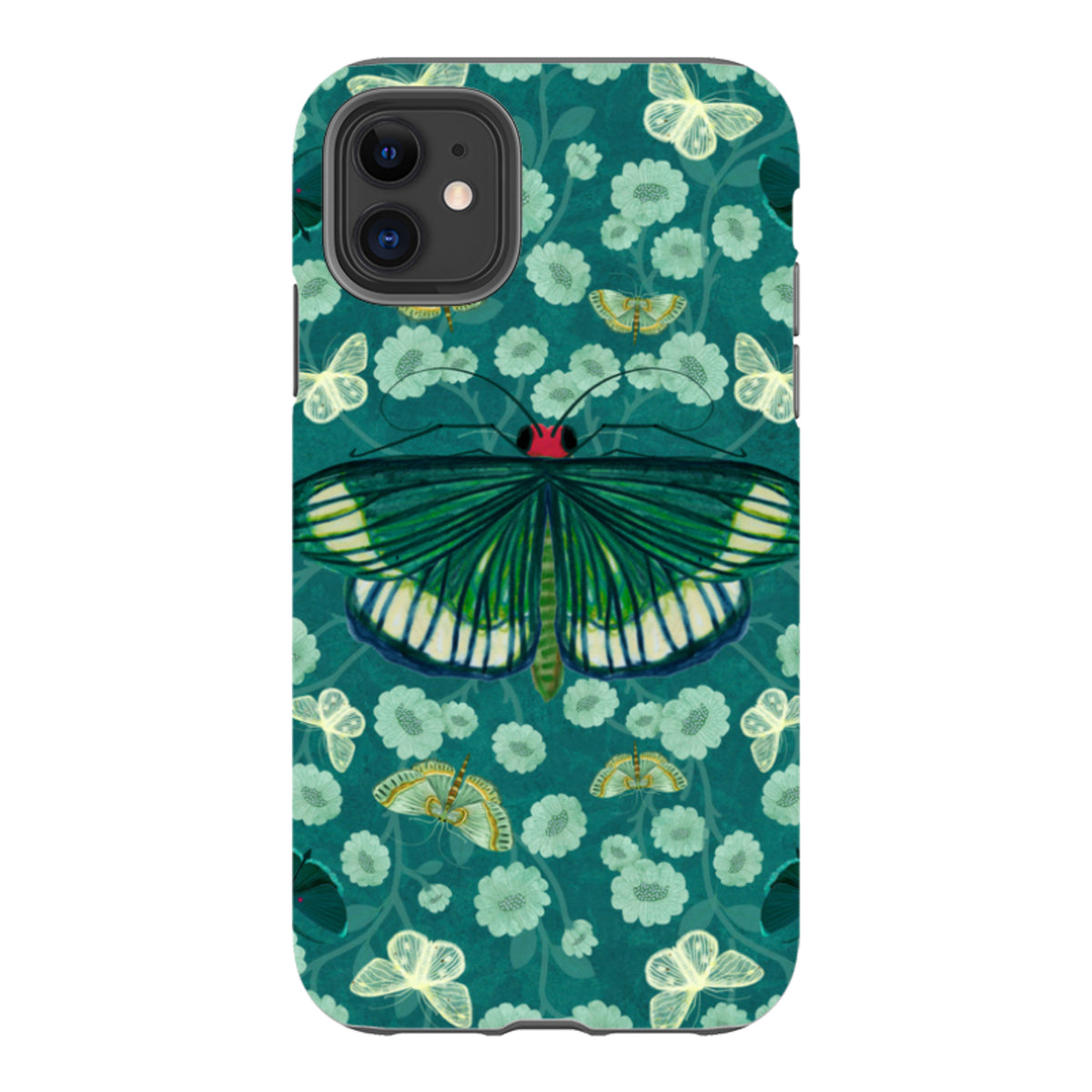 iPhone Tough Case - Big Moth 2 By Katherine Quinn