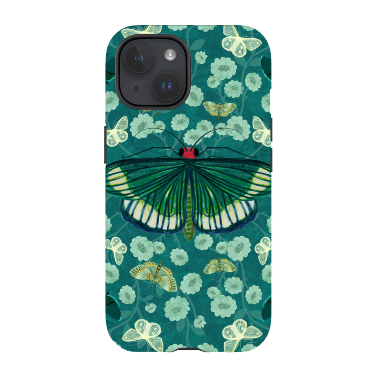 iPhone Tough Case - Big Moth 2 By Katherine Quinn