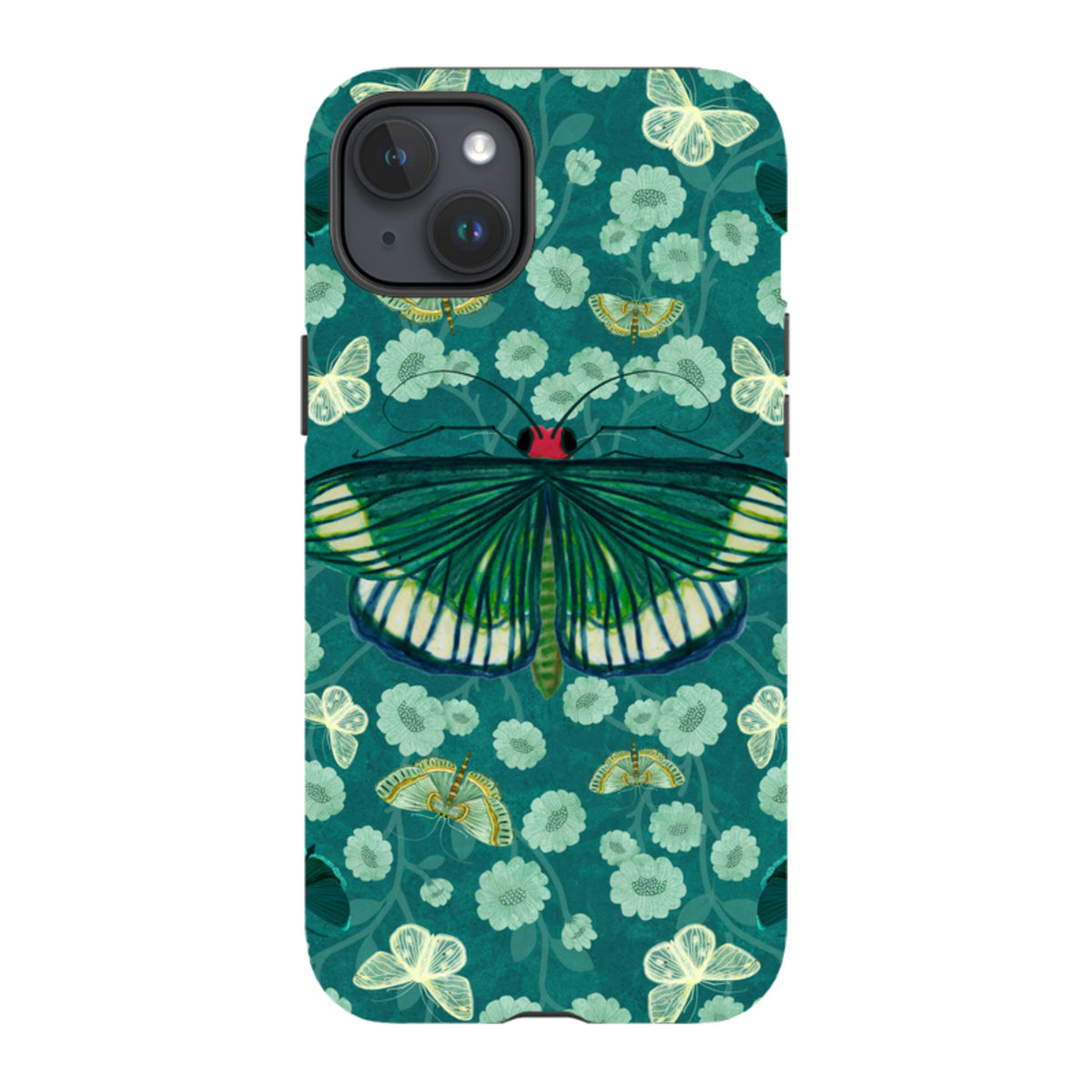 iPhone Tough Case - Big Moth 2 By Katherine Quinn