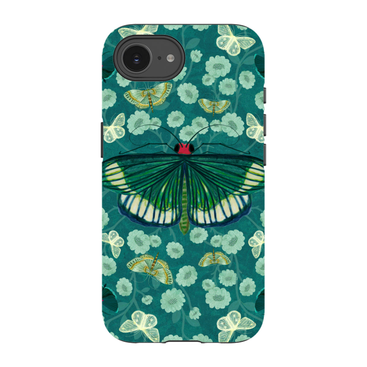 iPhone Tough Case - Big Moth 2 By Katherine Quinn
