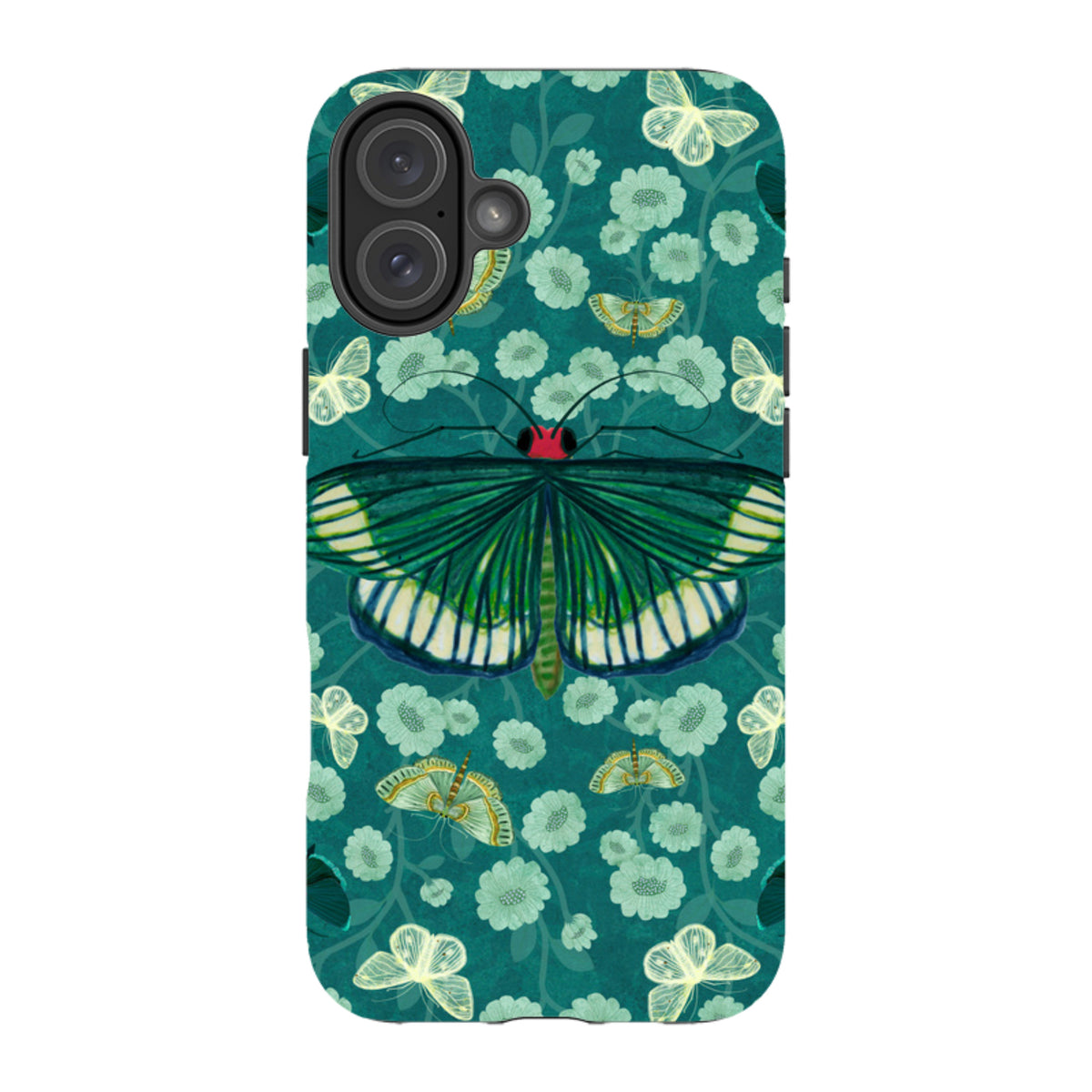 iPhone Tough Case - Big Moth 2 By Katherine Quinn