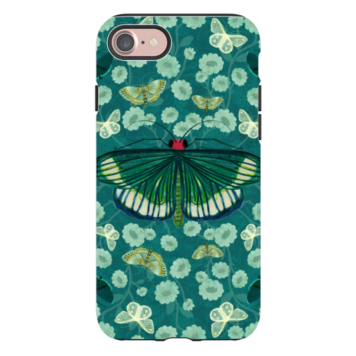 iPhone Tough Case - Big Moth 2 By Katherine Quinn