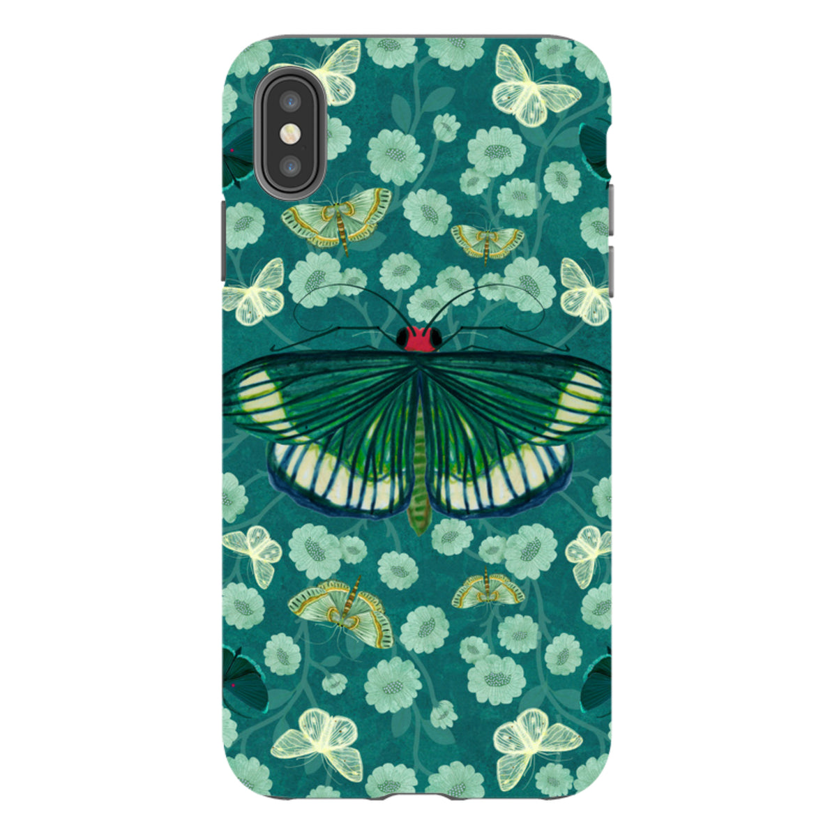 iPhone Tough Case - Big Moth 2 By Katherine Quinn