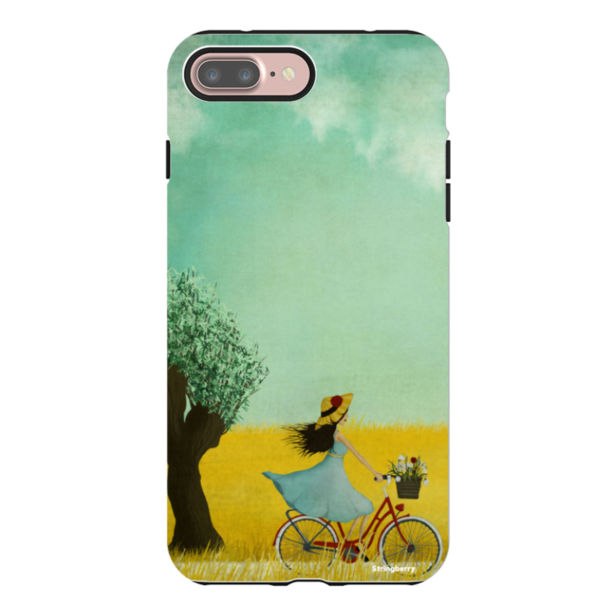 iPhone Tough Case - Bike Ride By Maja Lindberg