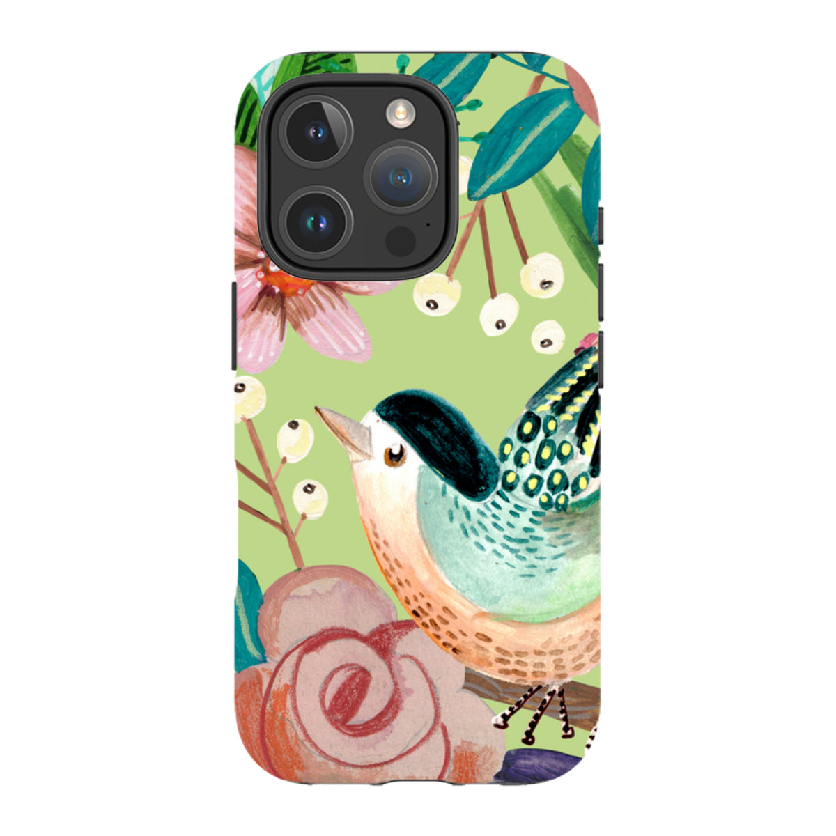 iPhone Tough Case - Bird By Caroline Bonne Muller