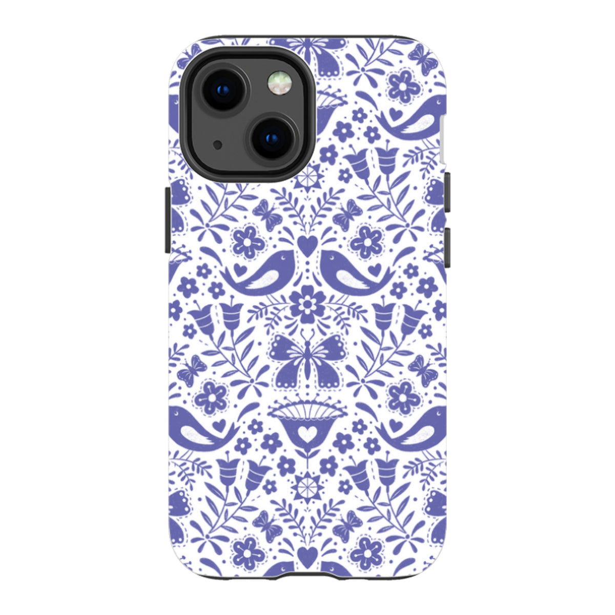 iPhone Tough Case - Bird Pattern III By Suzy Taylor